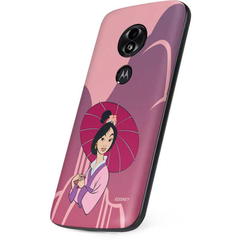 Disney Mulan with Umbrella Moto E5 Play Skin